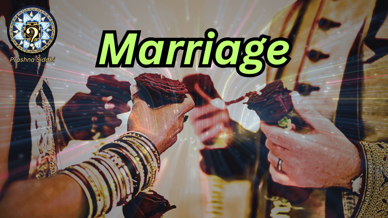 Couple at wedding ceremony representing marriage transition