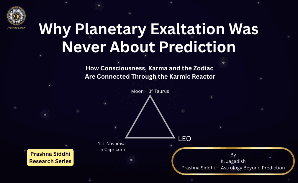 Why Planetary Exaltation Was Never About Prediction
